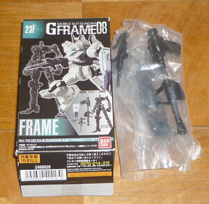 バンダイ GFRAME 08 23F RX-79[G] Ez-8 GUNDAM Ez-8 FRAME[01] SET