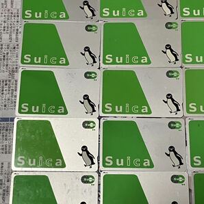 【出場記録あり】【ダメージあり】 ダメージあり無記名Suica スイカカード JR東日本 20枚 中古品【状態悪】の画像2