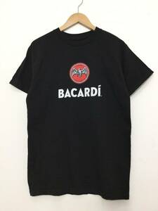 BACARDI バカルディ 半袖 プリントTシャツ 企業ロゴ ブランドロゴ ラム 酒 メンズL〜 【良品綺麗】242