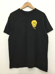 DELTA PRO WEIGHT メルティング メルトダウン スマイリー アート系 半袖 プリント Tシャツ VINTAGE メンズM〜 【良品綺麗】242