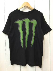 MONSTER ENERGY モンスターエナジー オフィシャル ビックロゴ 企業系 プリント 半袖 Tシャツ メンズM〜 【良品綺麗】