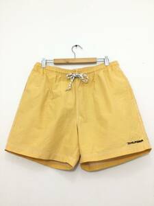 TOMMY HILFIGER トミーヒルフィガー コットン×ナイロン スイムパンツ スイムショーツ ライナー付き 裾ロゴ メンズL〜 【良品綺麗】242