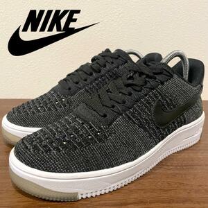 NIKE WMNS AIR FORCE 1 FLYKNIT LOW ナイキ エア フォース ワン フライニット ブラック 820256-001 ローカットスニーカー 24.5cm 