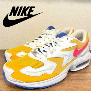 NIKE AIR MAX 2 LIGHT UNIVERSITY GOLD ナイキ エア マックス ツー ライト メンズ AO1741-700 ローカットスニーカー 28cm 美品