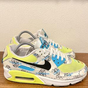 NIKE AIR MAX 90 SE ナイキ エア マックス 90 ホワイト ワールドワイド ホワイト DA1342-107 ローカットスニーカー 24.5cmの画像3