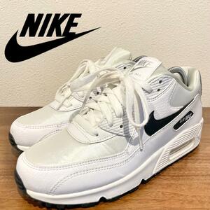 NIKE WMNS AIR MAX 90 ナイキ エア マックス 90 ホワイトブラック レディース 325213-137 ローカットスニーカー 24.5cm 