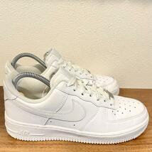 NIKE WMNS AIR FORCE 1 07 ナイキ エア フォース ワン ホワイト レディース 315115-112 ローカットスニーカー 24.5cm _画像3