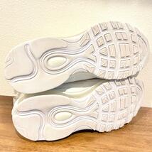 NIKE W AIR MAX 97 WHITE ナイキ エア マックス 97 トリプルホワイト DH8016-100 ローカットスニーカー 25.5cm_画像8