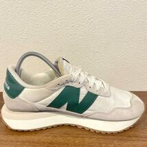 New Balance ニューバランス MS237RF ホワイトグリーン レディース ローカットスニーカー 23cm _画像5