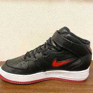 NIKE AIR FORCE 1 MID SC ナイキ エア フォース ワン ミッド ブラックレッド 630125-061 メンズ ハイカットスニーカー 25.5cm の画像6