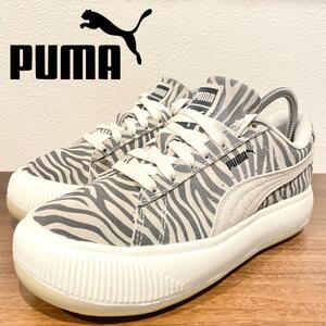 PUMA WMNS SUEDE MAYU JOUETIE プーマ スエード マユ ゼブラ レディース 384373-01 ローカットスニーカー 23.5cm