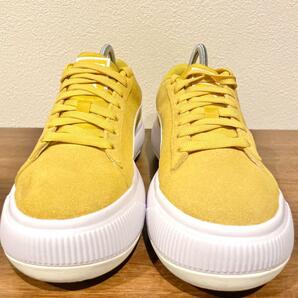 PUMA SUEDE MAYU プーマ スエード マユ イエロー レディース 380686-11 ローカットスニーカー カジュアル 22.5cm の画像2