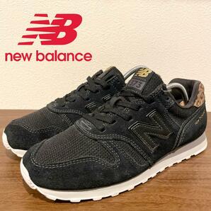 New balance WL373JB2 ニューバランス レオパード ブラック レディース ローカットスニーカー 24.5cm の画像1