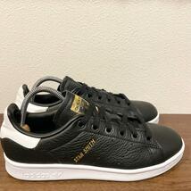 adidas STAN SMITH アディダス スタンスミス ブラックゴールド レディース ローカットスニーカー EH1476 カジュアル 23cm _画像3