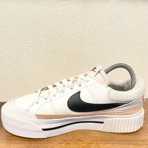 NIKE WMNS COURT LEGACY LIFT ナイキ コートレガシー リフト ホワイト DM7590-100 レディース ローカットスニーカー 23cm _画像5