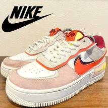 NIKE AIR FORCE 1 SHADOW ナイキ エア フォース ワン シャドウ マルチカラー CU8591-600 レディース ローカットスニーカー 24cm _画像1