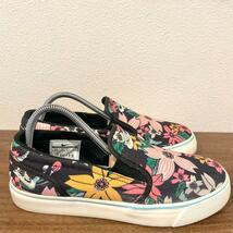 NIKE TOKI SLIP PRINT ナイキ トキ スリップ プリント フラワー レディース 724769-003 スリッポン 23.5cm _画像3