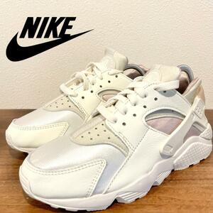 NIKE W AIR HUARACHE SAIL ナイキ エア ハラチ ホワイト レディース DH4439-104 ローカットスニーカー 24.5cm 美品