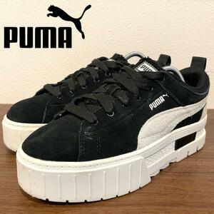 PUMA MAYZE RAW TEDDY WNS PUMA BLACK Puma meiz low черный 386641-01 женский low cut спортивные туфли 25cm