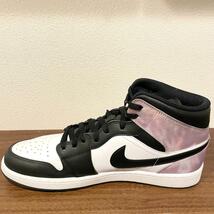 NIKE AIR JORDAN 1 MID SE TIE DYE ナイキ エア ジョーダン ワン ミッド メンズ DM1200-001 ハイカットスニーカー 30cm_画像6