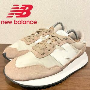 NEW BALANCE WS237YB ニューバランス レディース ブラウン ホワイト レディース 25cm ローカットスニーカー の画像1