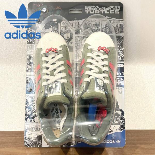 TMNT Teenage Mutant Ninja Turtles adidas Originals Shelltoe &#34;Craft Green/Pantone/Shadow Green&#34; 28cm IF9280