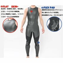 ロングジョン ジャケットセット 2PC シーガル 3mm 3ミリ 2022モデル 各サイズ タッパー ジョン ウェットスーツ メンズ 男性 サーフィン_画像3