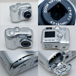 故障破損ジャンクコンパクトデジカメ3台 Nikon COOLPIX 2100/4100/775 まとめて [0409]の画像4