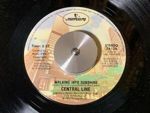 CENTRAL LINE ♪WALKING INTO SUNSHINE 7インチ 45