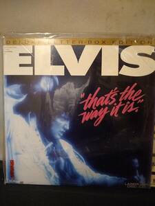 R7154　LD・レーザーディスク　ELVIS PRESLY エルビス・プレスリー　THAT'S THE WAY IT IS　英語版