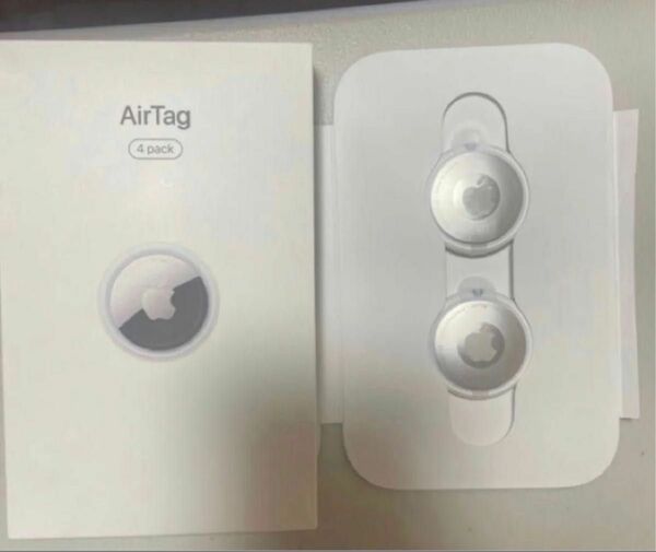 Apple AirTag 本体 2個 アップル エアタグ 新品未使用　箱付き　開封済み