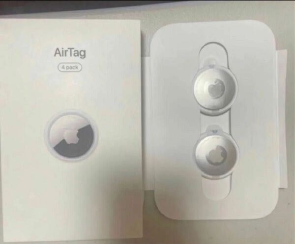 Apple AirTag 本体 2個 アップル エアタグ 新品未使用 箱付き 開封済み