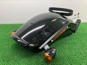 FXBRS リアフェンダー 黒 ハーレー 純正 中古 バイク 部品 ソフテイル ブレイクアウト ステー ウインカー コンディション良好