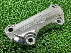 ハンドルポスト 56567 ハーレー 純正 中古 バイク 部品 EVOソフテイル ポストカバー クランプカバー コンディション良好 ダイナ