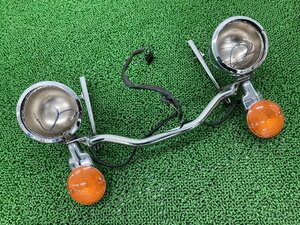 FLSTS foglamp stay Harley original used bike parts FLSTC FLSTF Softail evo turn signal vehicle inspection "shaken" Genuine