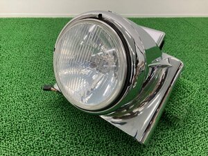  Softail head light Harley original used bike parts option evo EVOna cell cover chrome vehicle inspection "shaken" Genuine