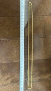 60cm! K18 6面！ネックレス15.3g