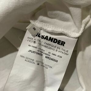 JIL SANDER + ジルサンダー コットンTシャツ サイズM 白の画像3