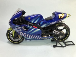  покрашен конечный продукт Tamiya 1/12 TECH3 YAMAHA YZR500 2001 TAMIYA Yamaha Tec 3 мотоцикл серии 86