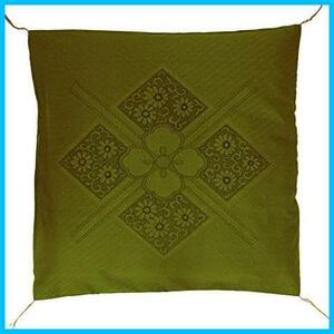 * зеленый * зеленый . край штамп примерно 59×63cm [fkre] застежка-молния тип чехол на подушку для сидения ... тканый 4 .. украшение ()..
