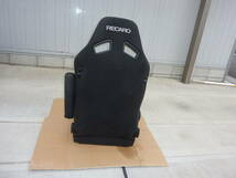 RECARO カムイブラック/グラスメッシュレッド レカロ SR-7F GK100 A/R アームレスト付 黒/赤 運転席 生産終了モデル SR7 美品 禁煙車使用品_画像2