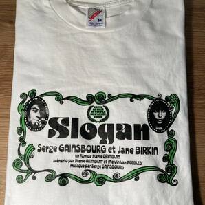 スローガン フランス映画 Tシャツ ジェーン・バーキン セルジュ・ゲンズブール Slogan Serge Gainsbough Jane Birkin の画像2