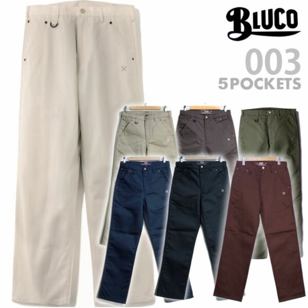  BLUCO ブルコ ワークパンツ OL-003 メンズ 5ポケット チノパン ストレート　Mサイズ