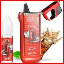 ★コーラ★ 電子タバコ vape 使い捨てシーシャタイプ 繰り返し使用タイプ 2way仕様 リキッド再充填可 約15,000回吸引可能 リキッド_画像1