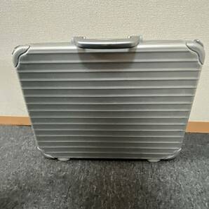 【H0407】リモワ RIMOWA アタッシュケース シルバー アルミ ダイヤルロック式 ダイヤル式 ジュラルミンケース 旅行 トラベル ビジネス の画像9