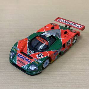 【TS0404（82）】 ミニカー ixo MAZDA マツダ 787B レーシングカー 塗装ひび割れ、剥がれあり キズあり 汚れあり 玩具