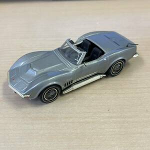 【TC0404（41）】Sun Star サンスター CKEVROLET COVVETTE 1969 1/43 シボレー コルベット シルバーカラー ミニカー コレクション