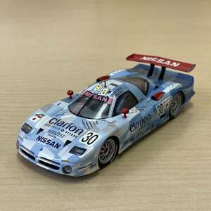 [TC0404(76)] minicar ONYX onyx Nissan Nissan R390 GT1 1/43 scale racing car rear Wing damage equipped dirt equipped 