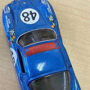 【TC0404（95）】 ミニカー TOP MODEL アルピーヌ 1/43スケール ブルー タイヤ欠損 キズあり 汚れあり 塗装剥がれありの画像7