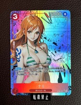 カードケース + おまけ付き ワンピース カードゲーム ナミ パラレル SR プロモ 漫画背景 ONE PIECE セクシーカード acgカード_画像1